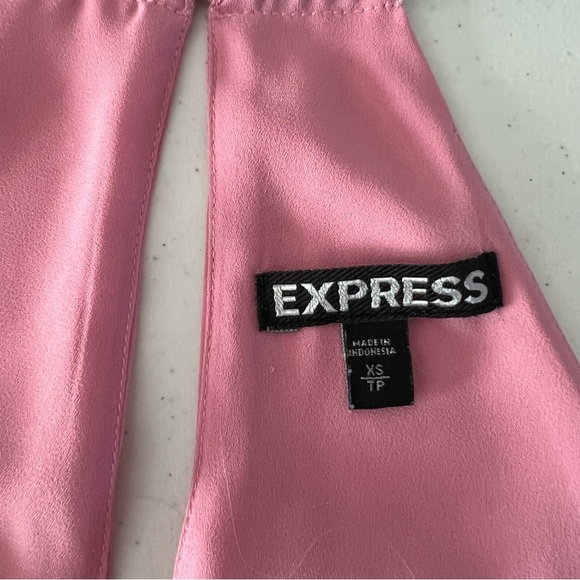 Express Pink Lace Trim Cami Top Valentines Party Chic Size XS - Picture 8 of 11